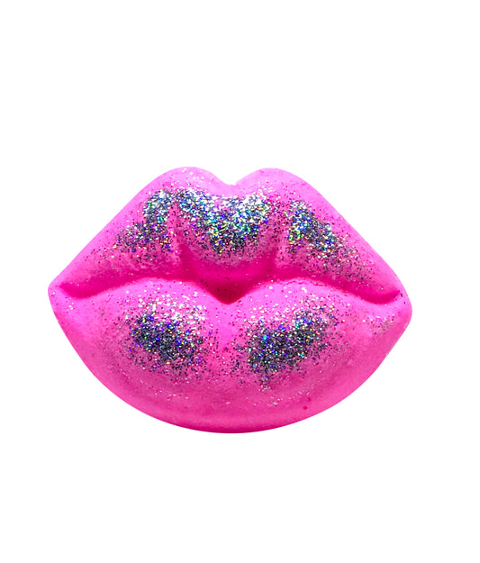 Roxanne Bath Glam Glitter Lip Bath Bomb-Fruit Punch Scent