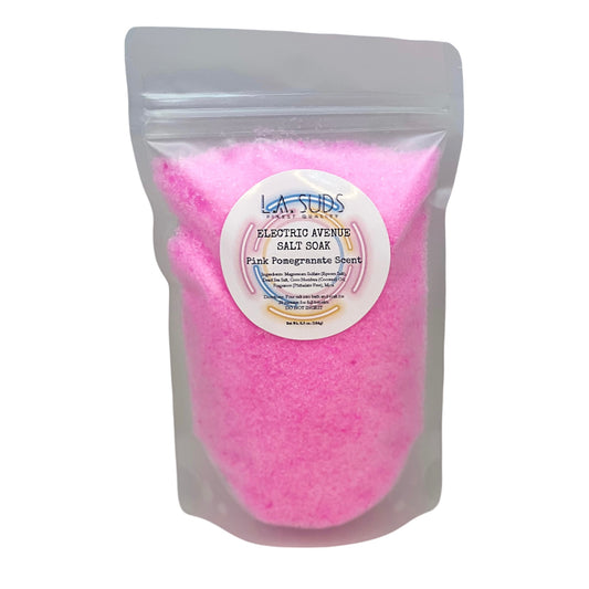 Electric Avenue Salt Soak-Pink Pomegranate Scent