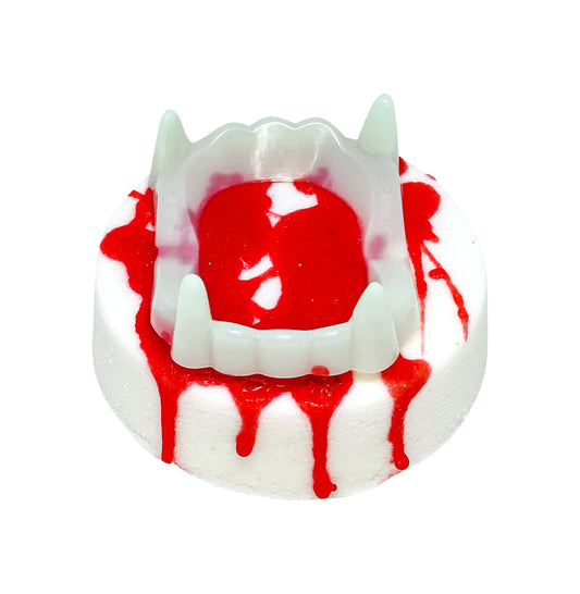 Bite Halloween Vampire Bath Bomb-Sweet Strawberry Scent