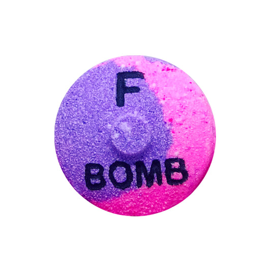 The "F" Bomb Bath Bomb-Marigold, Mandarin & Musk