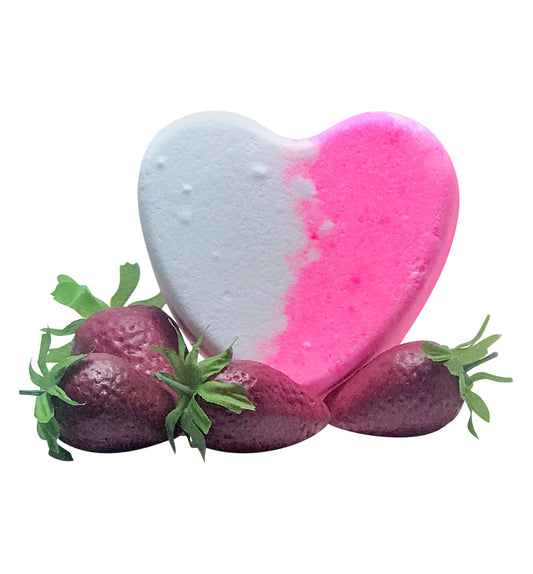 Heartbreaker Heart Bath Bomb-Strawberry & Kiwi