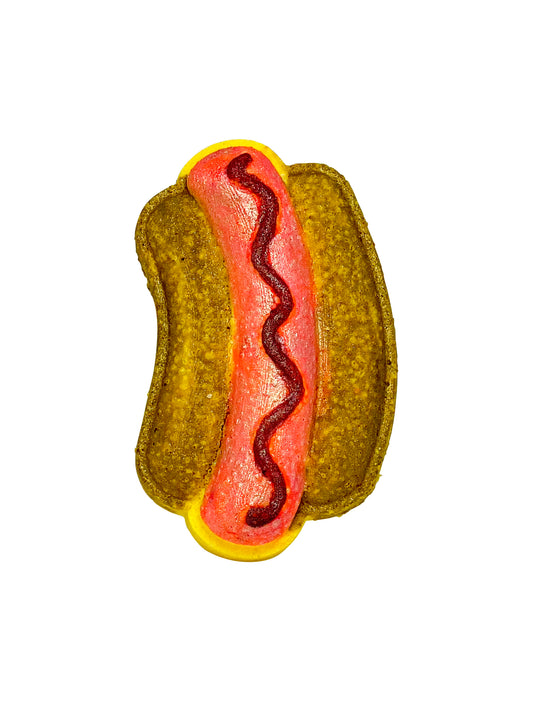 Hot Diggity Dog Hot Dog Bath Bomb-Fruit Loops Scent
