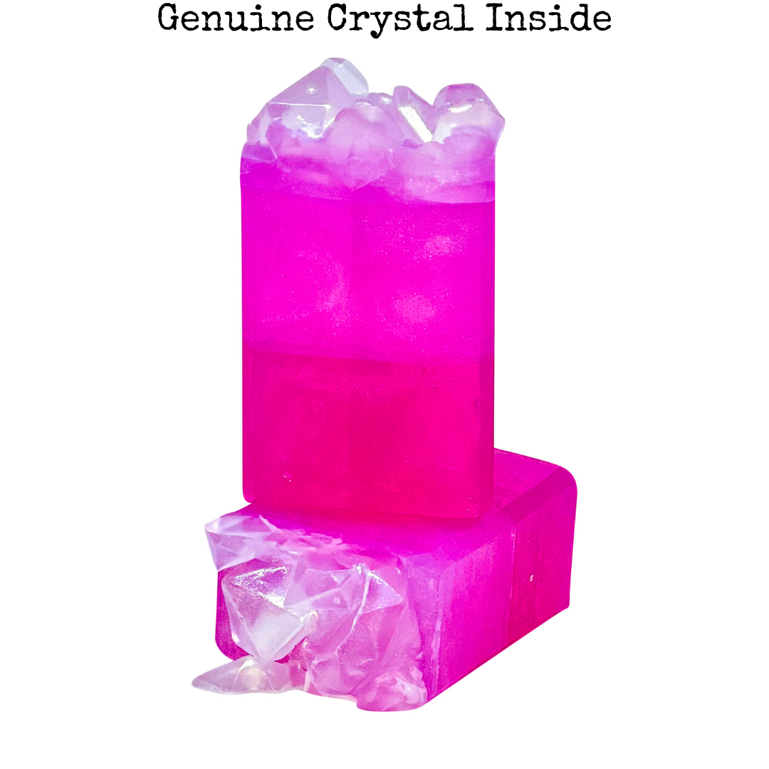 You're a Gem Crystal Soap-Bright Pink Crystal Scent
